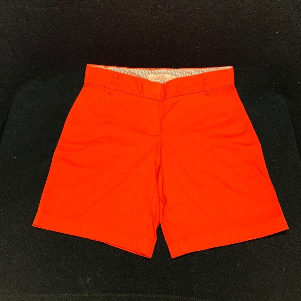J crew Chino red shorts